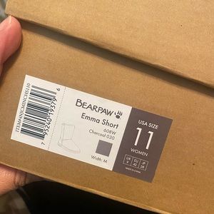Bearpaw boots. Charcoal Grey. Size 11. Never worn. New in box. Paid $50.